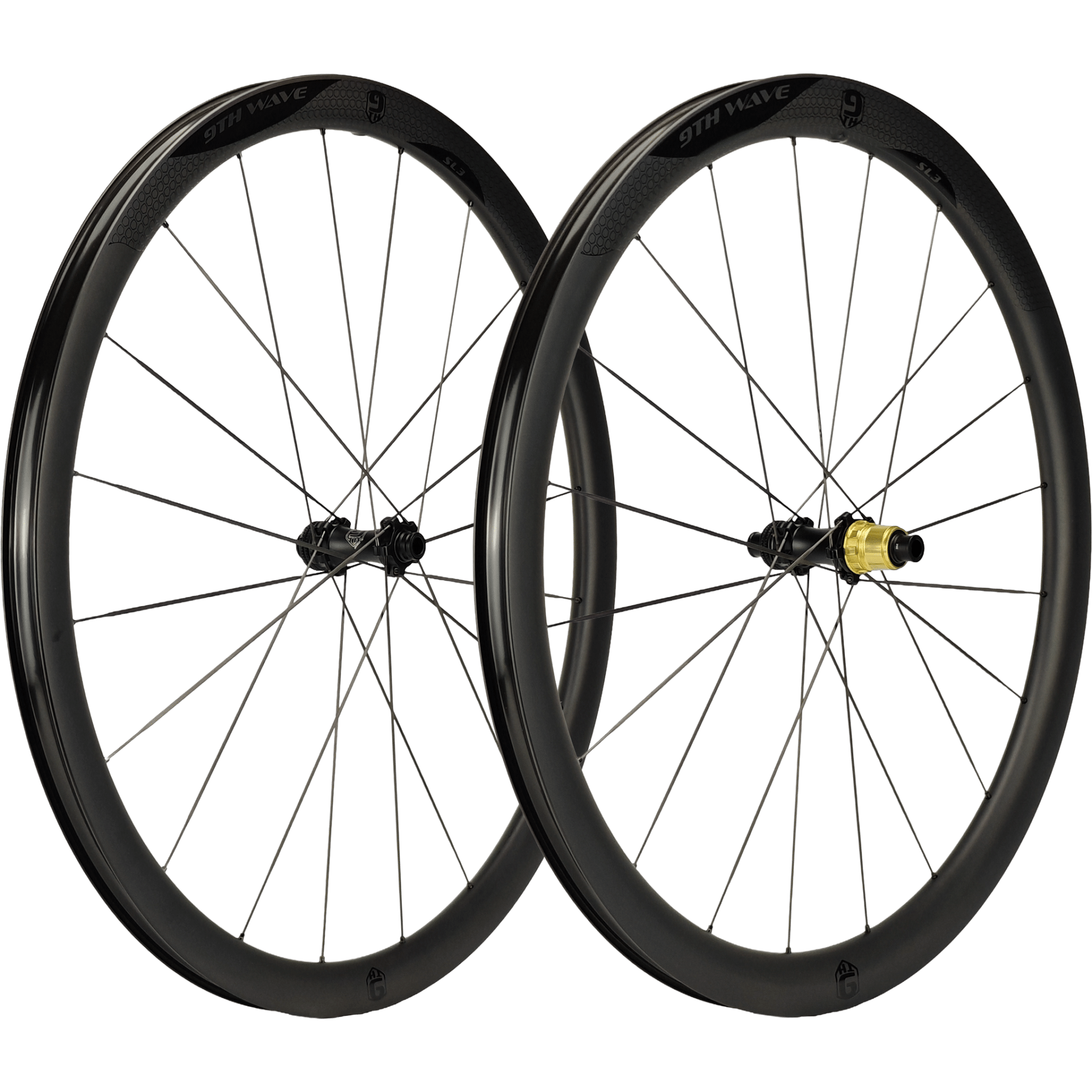 9th Wave Avalon SL3 Carbon Race Wheels with Carbon Spokes