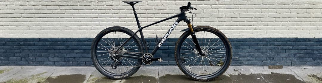 Ninefold Flex 30 with Dyneema Spokes on Cervélo ZHT-5 hardtail